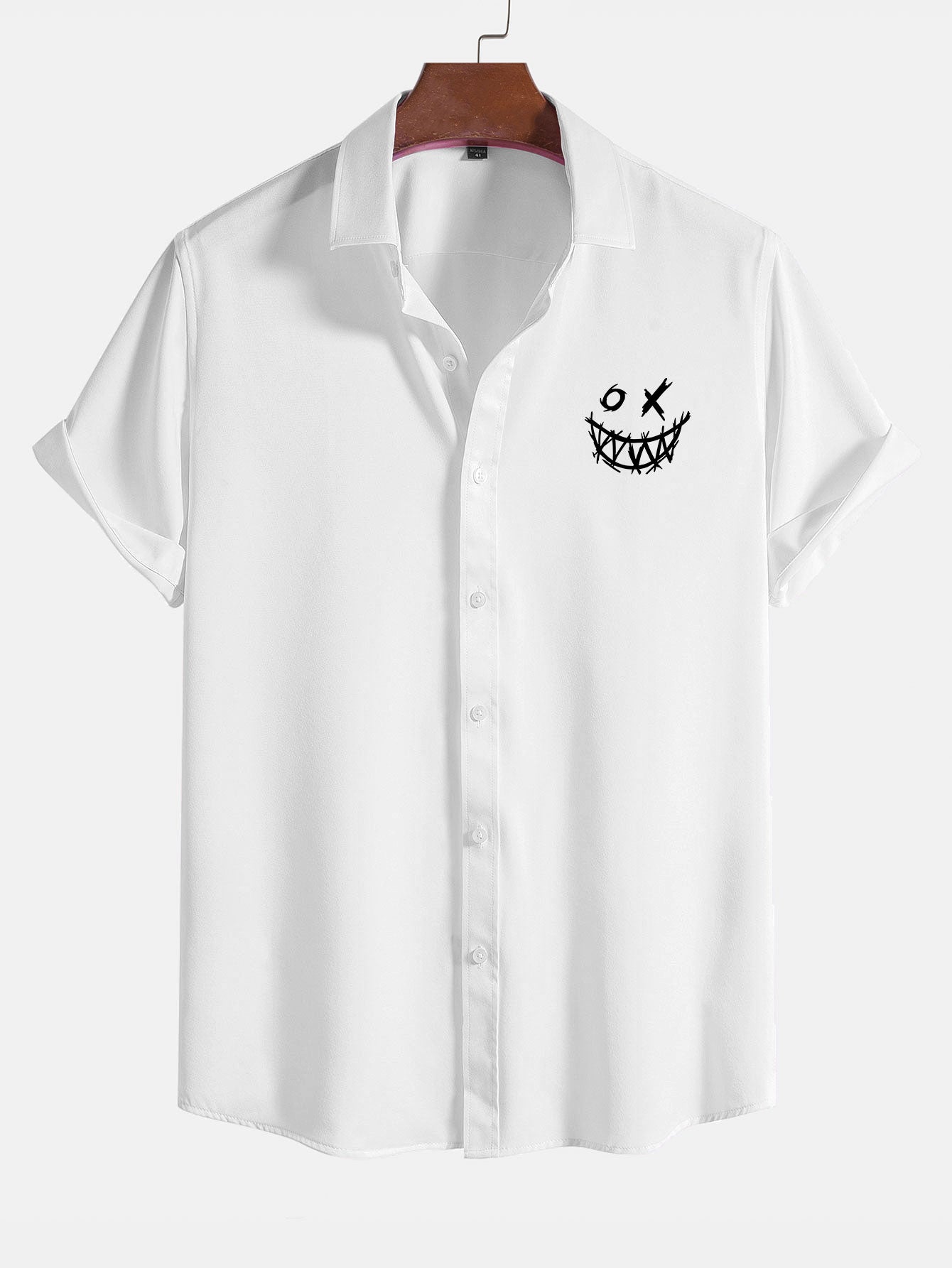 Camisa Grimace estampado Button Up