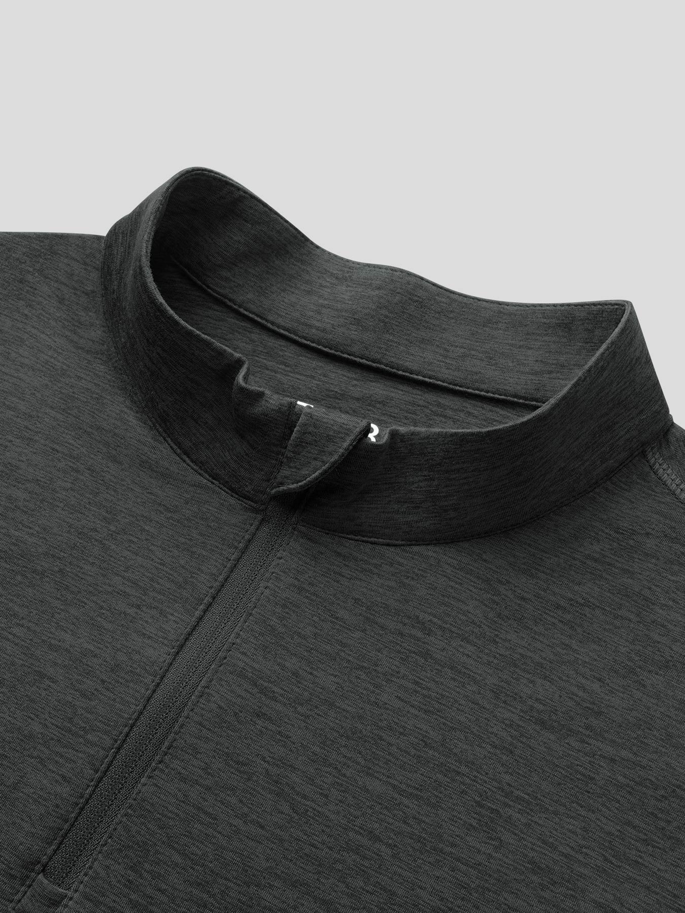 Velou Half Zip de manga larga Tee