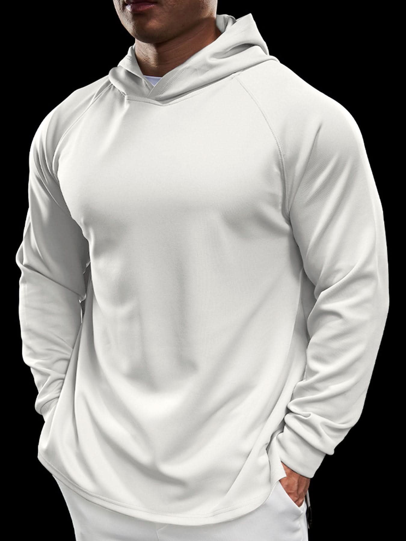 Sudadera Smoothblend Split Hem con gorrasucha