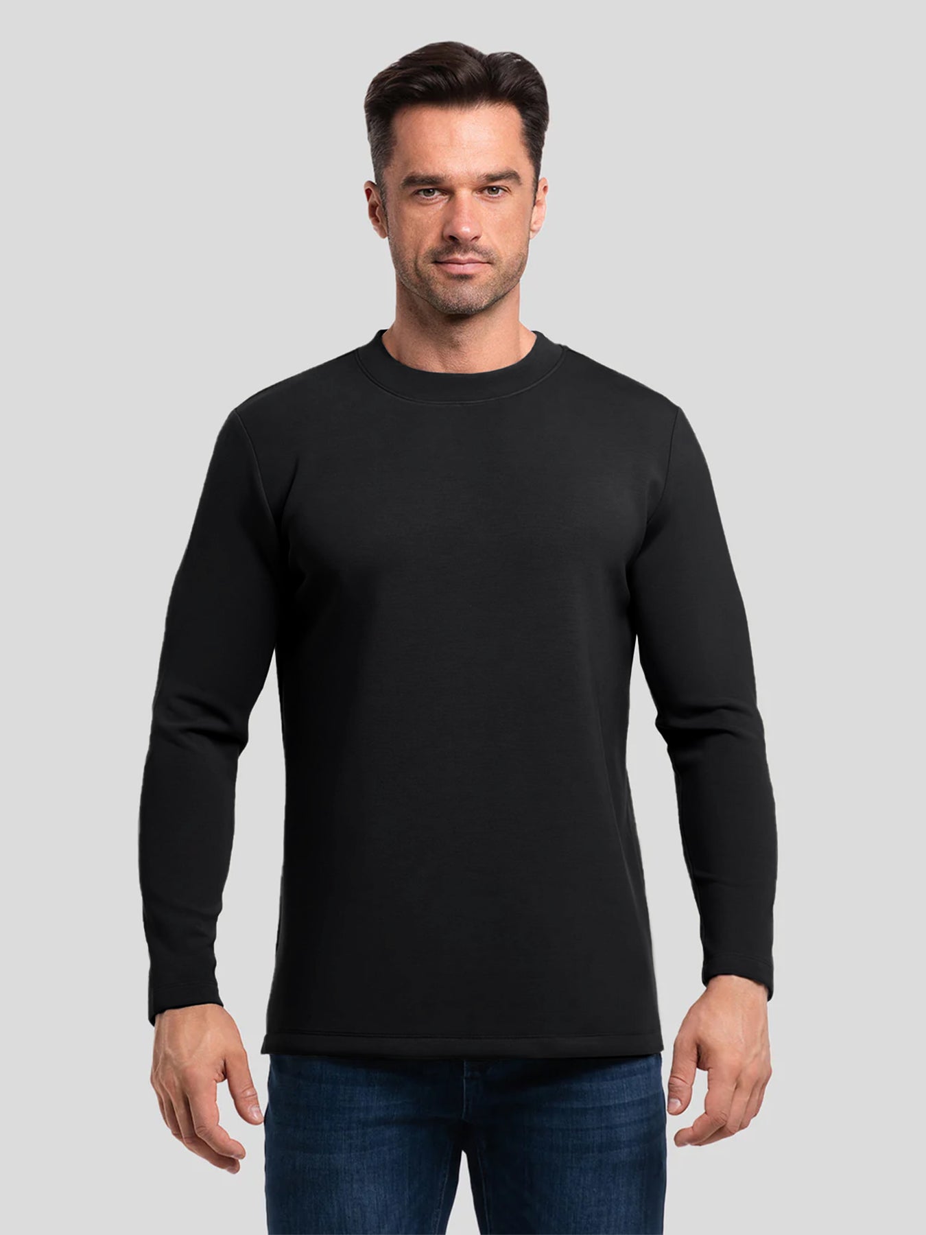 Modal Blend de manga larga Tee