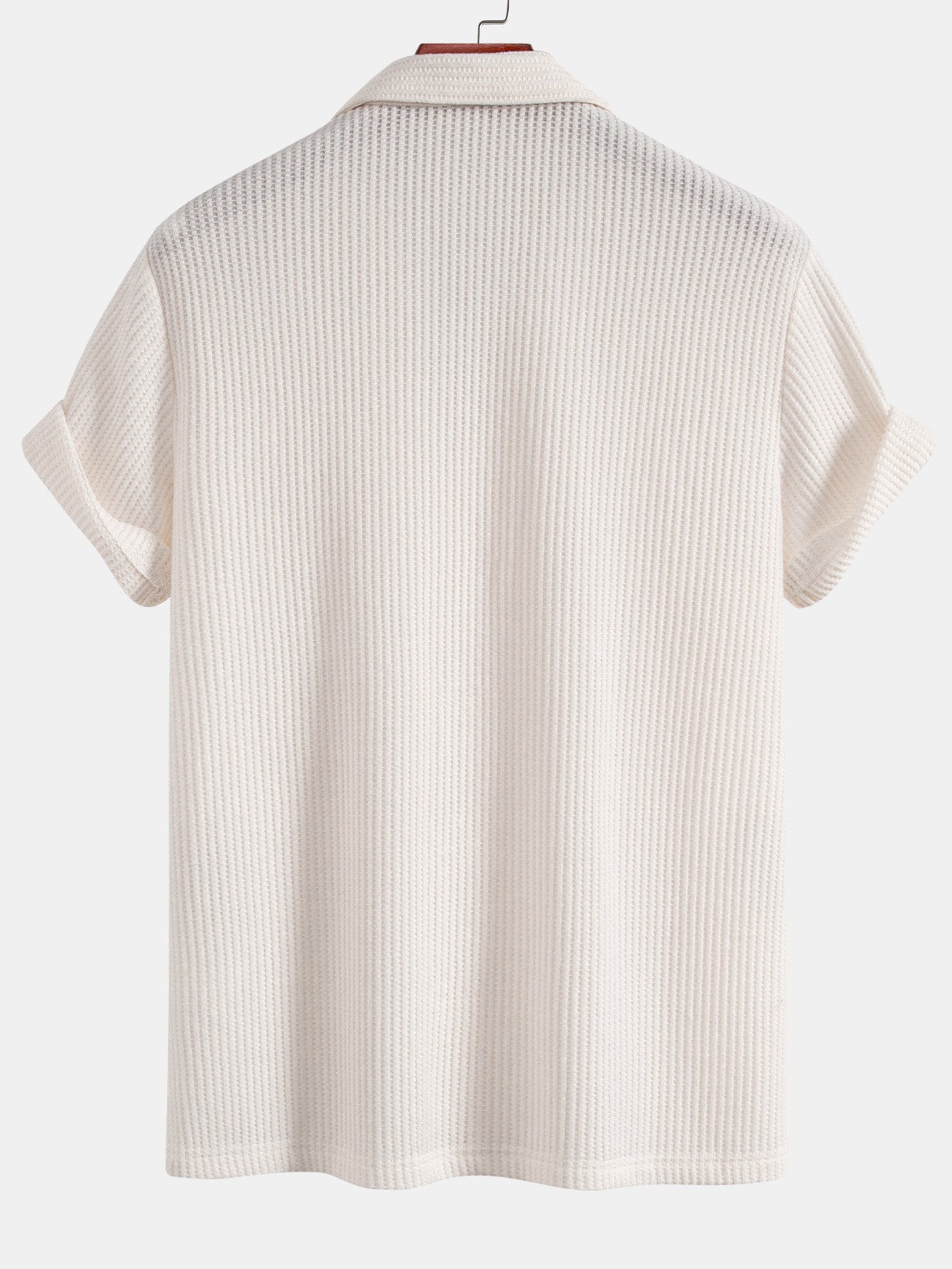 Camisa Waffle Button Up