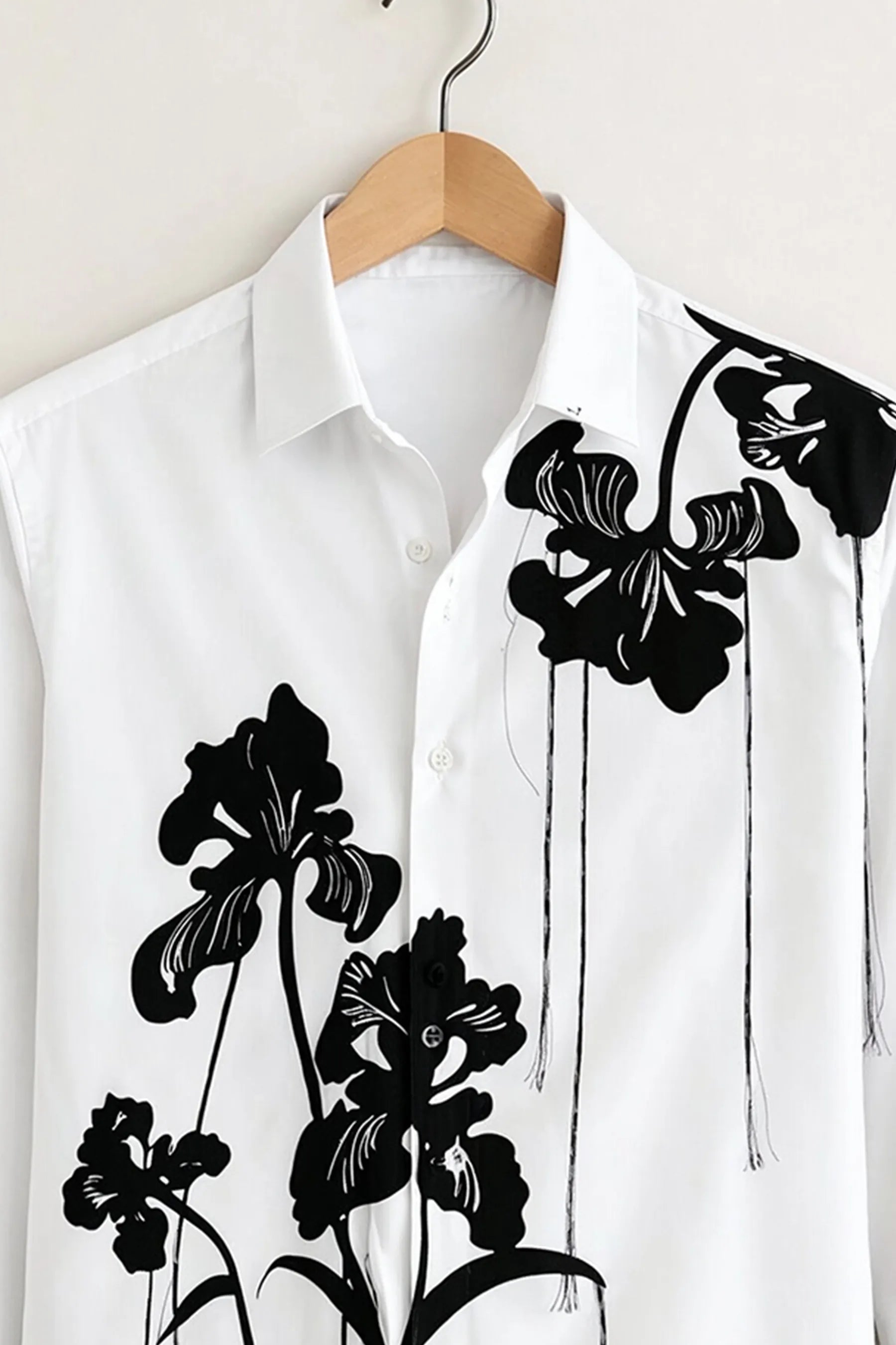 Ink floral Princamiseta – White