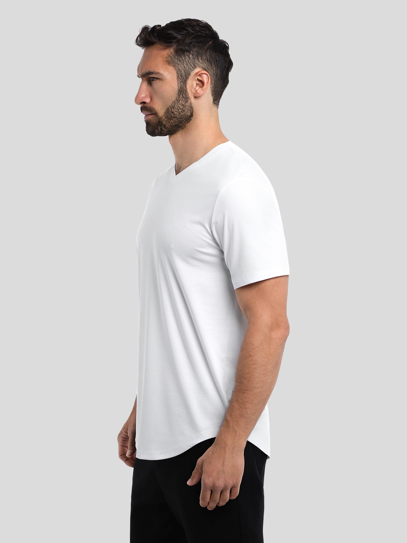 StayCool 2.0 V-neck Elongated Tee: clásico Fit