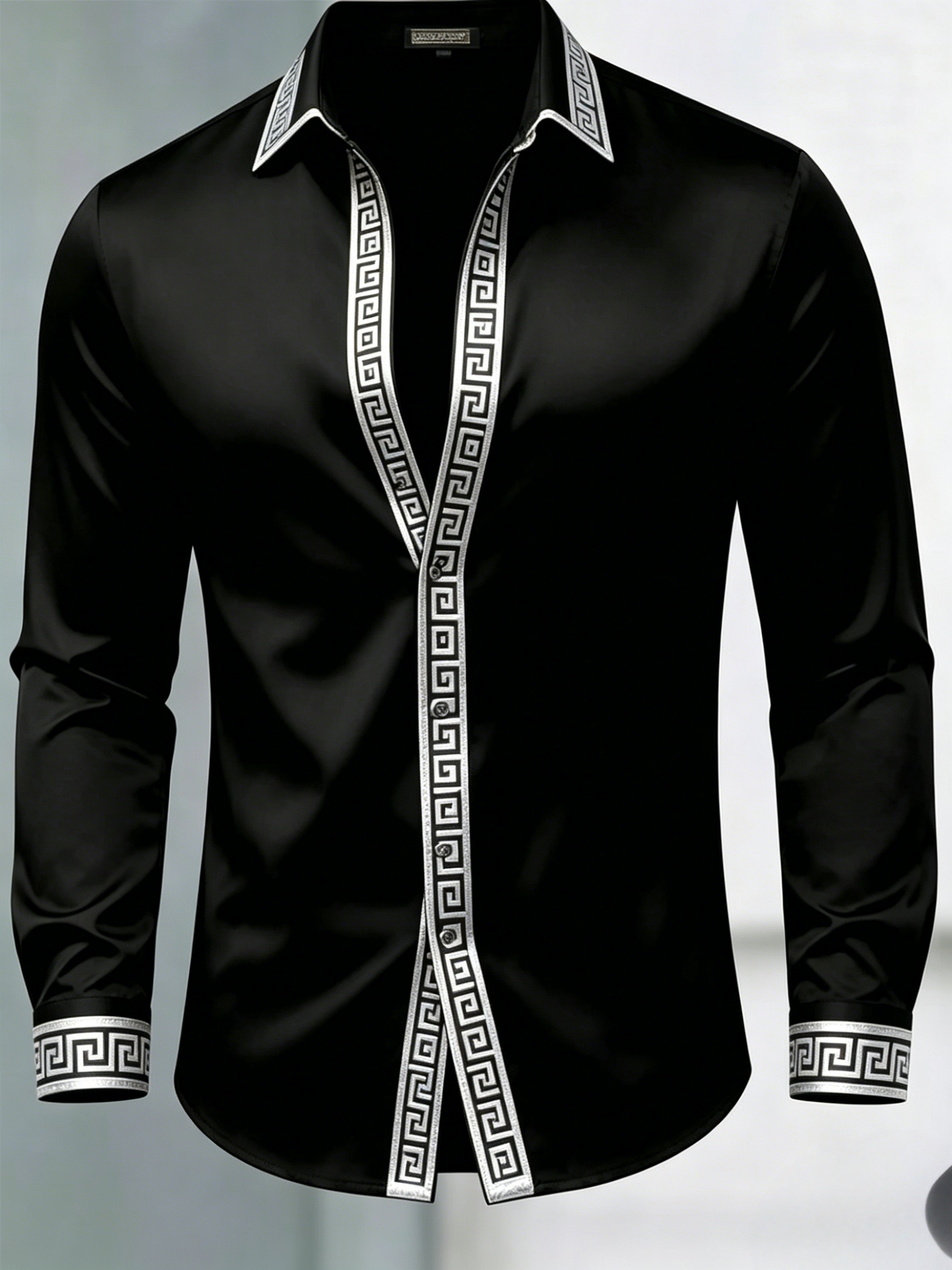 Camisa de lujo Gorgeous de manga larga para hombre