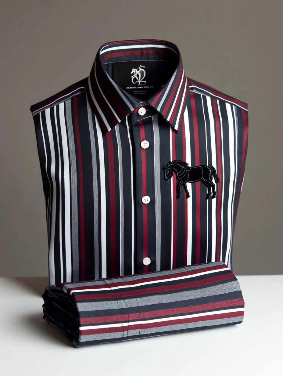 Camisa de lujo ejecutivo de manga larga para hombre