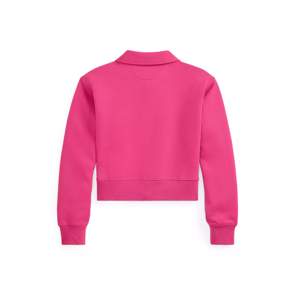 Girls 7-16 Double-Knit Collared Boxy Sweatshirt - 2