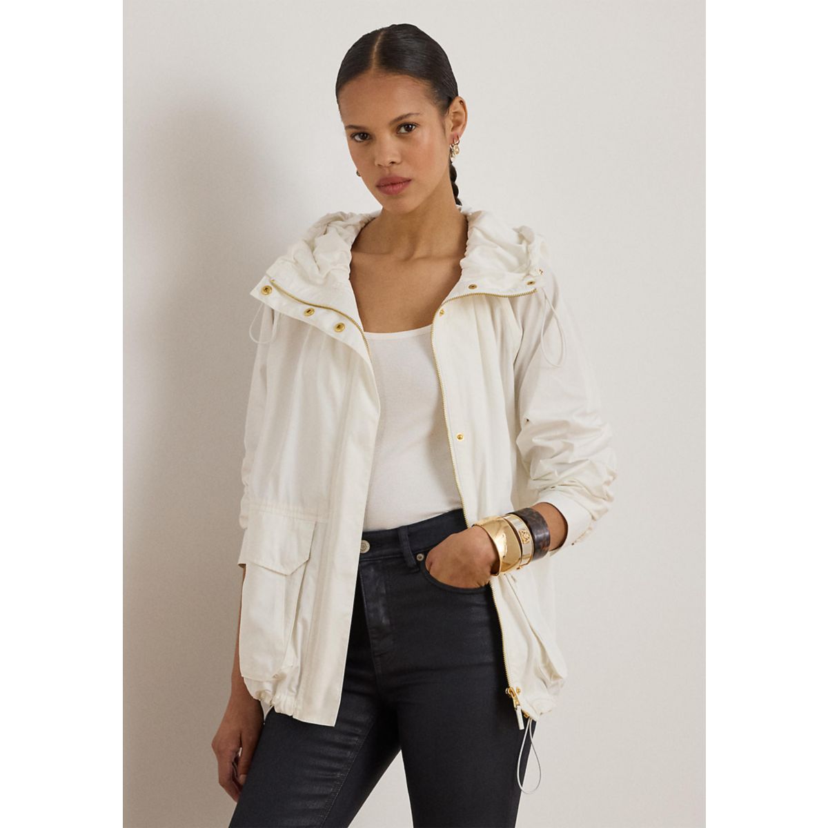 Women's Hooded Windbreaker - 1