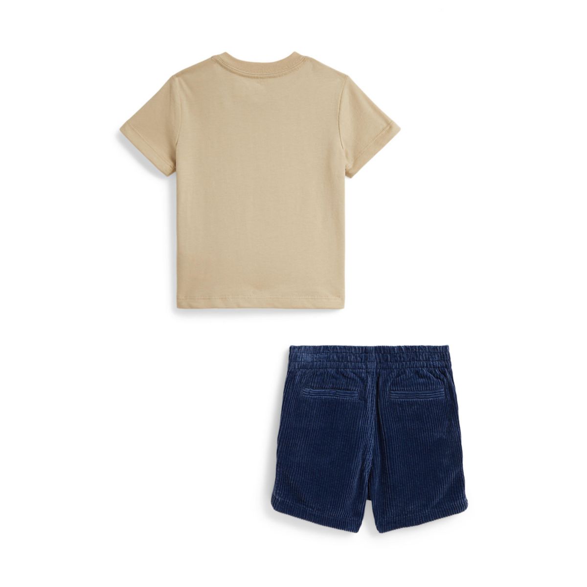 Baby Boys Madras-Logo Cotton Shirt & Corduroy Short - 2