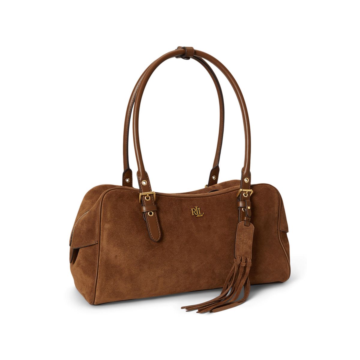 Suede Large Marcy Zip Satchel - 4