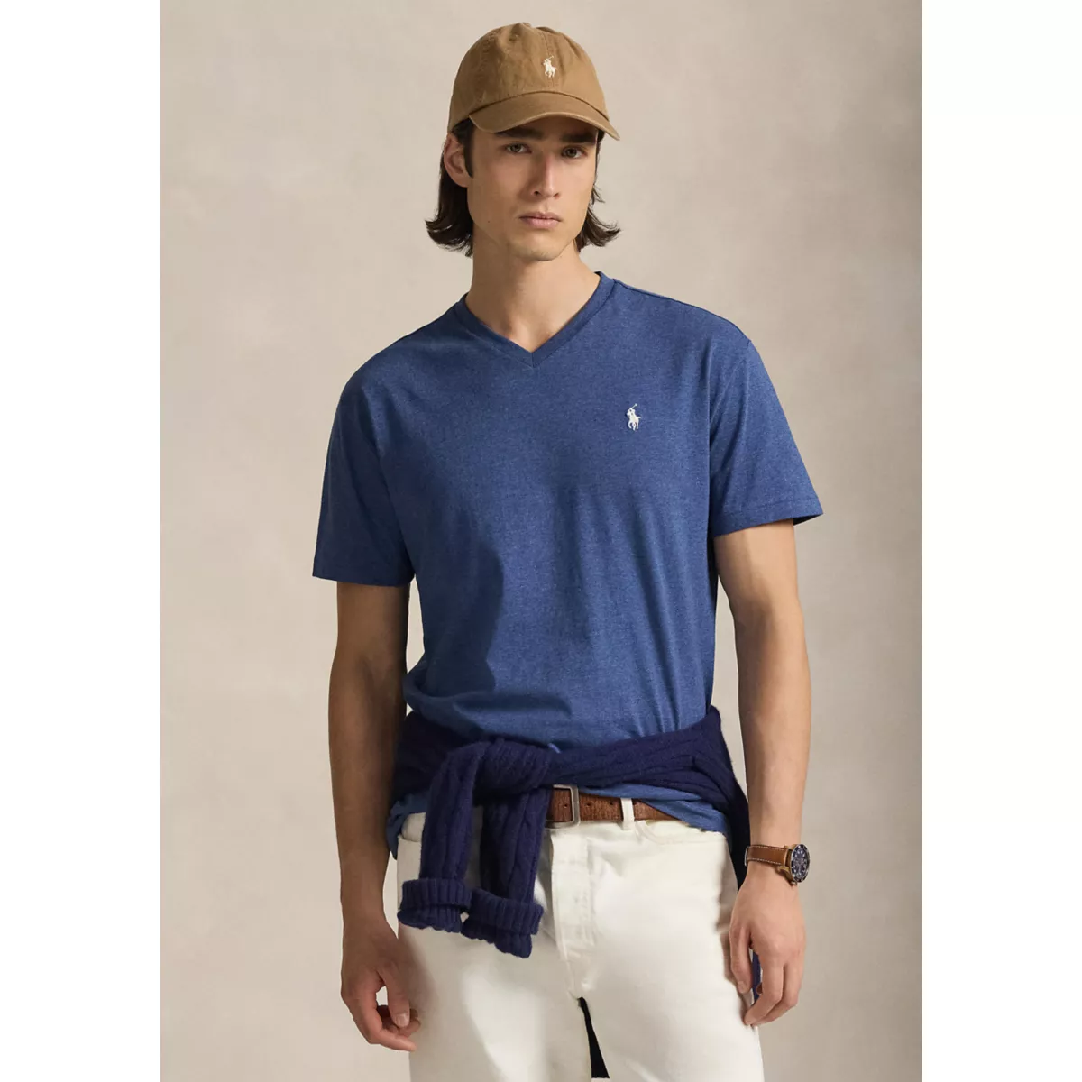Classic Fit V-Neck T-Shirt - 1