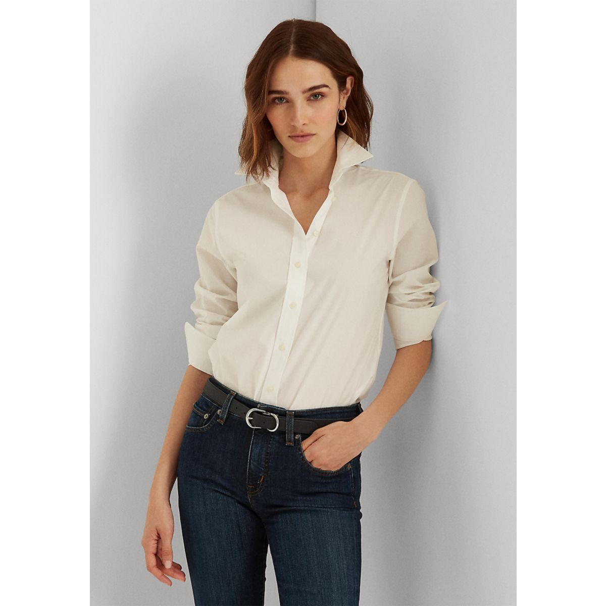 Easy Care Stretch Cotton Shirt - 2