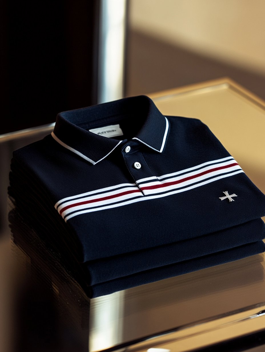 Camisa polo ejecutivo Button de manga corta para hombre