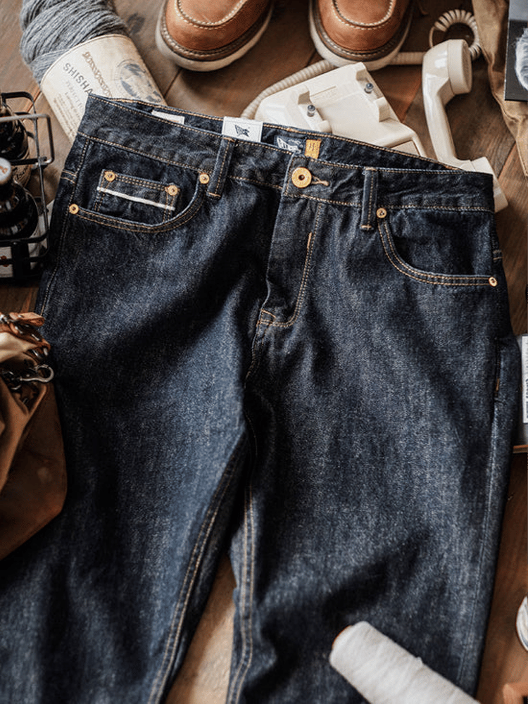 Pantalón para exterior vintage mezclilla para hombre