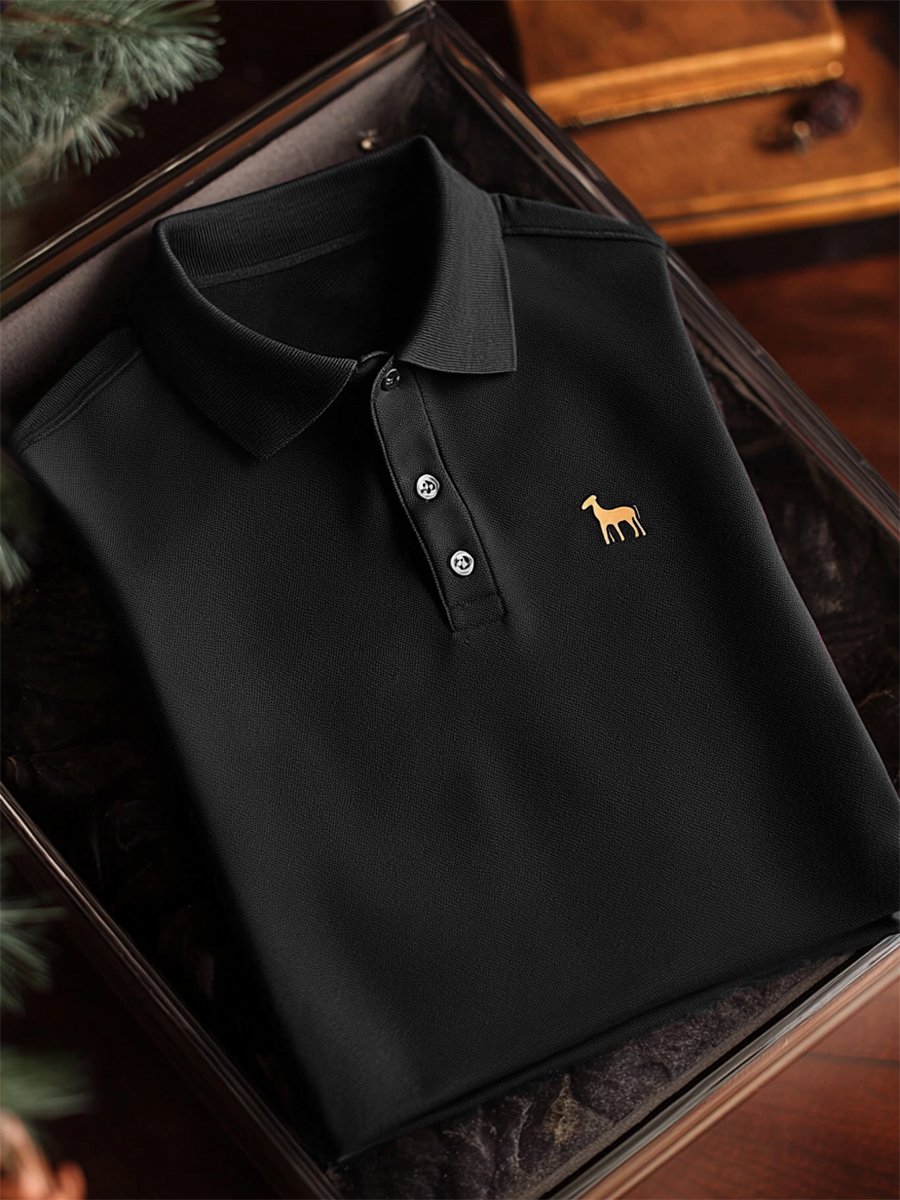 Camisa polo Couple ejecutivo casual Button de manga corta para hombre