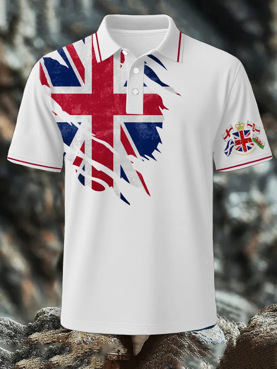 Camisa polo U.K. casual para hombre