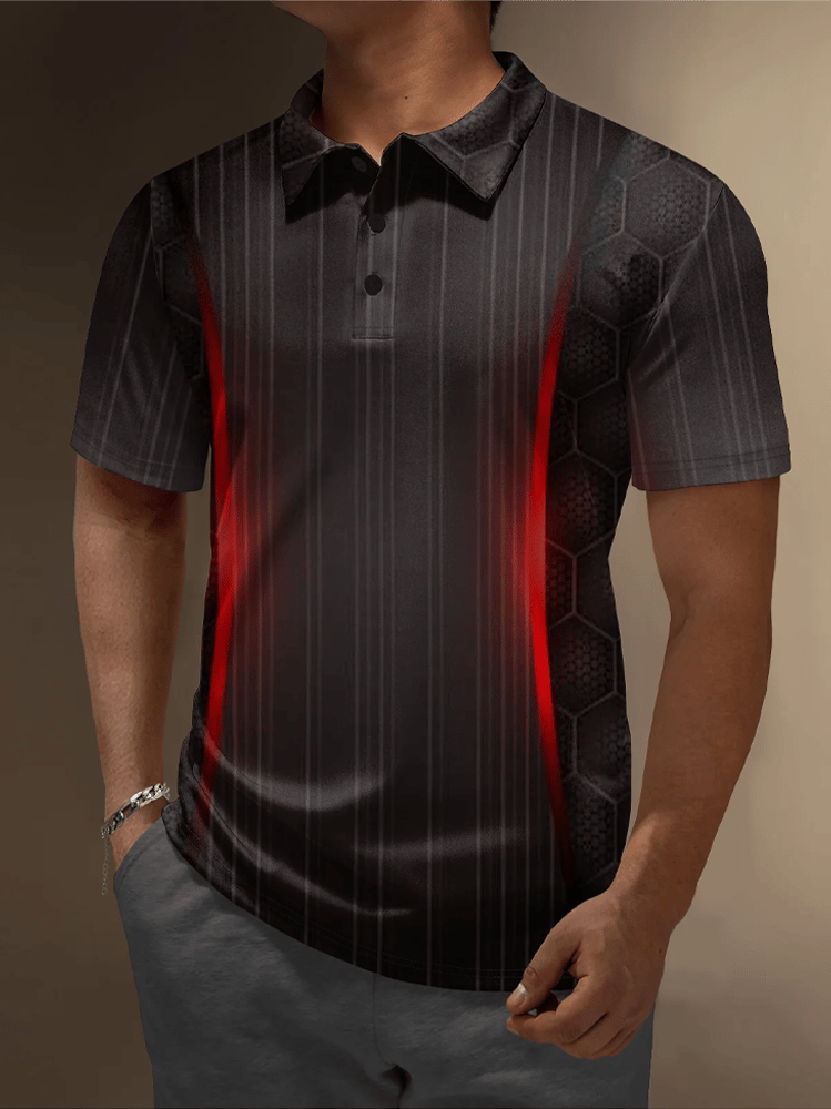 Moisture Wicking Chest bolsillo casual Polo