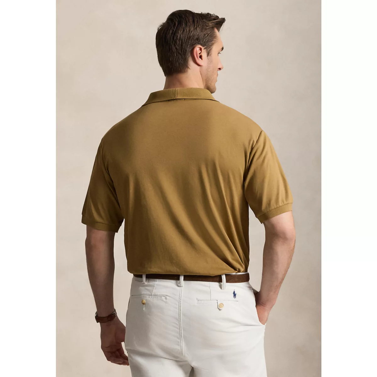 Men's Tall Soft Cotton Polo Shirt - 4
