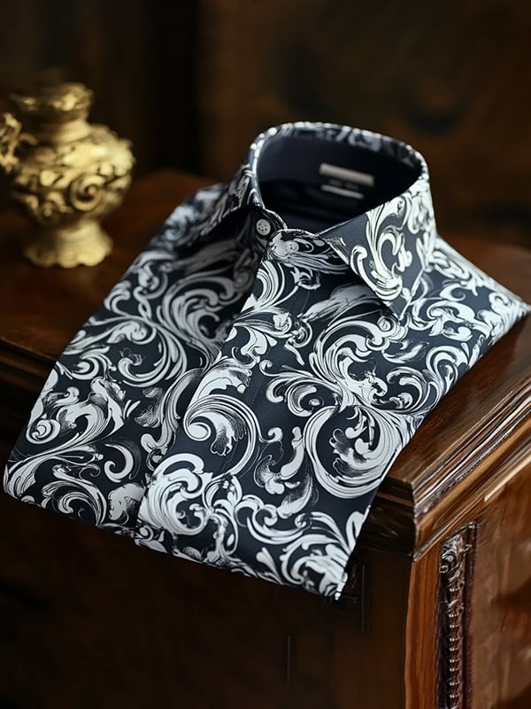 Light de lujo ejecutivo a rayas Princamiseta para hombre