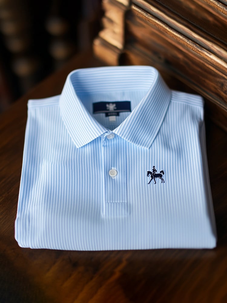 Camisa polo clásico ejecutivo Logo Button de manga corta para hombre