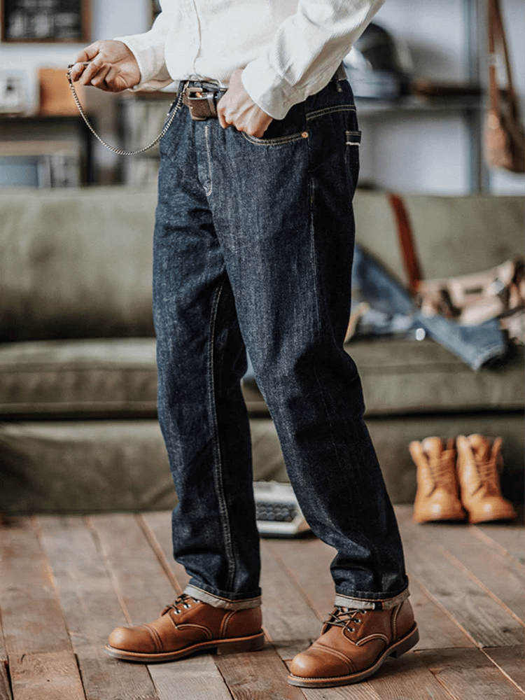 Pantalón para exterior vintage mezclilla para hombre