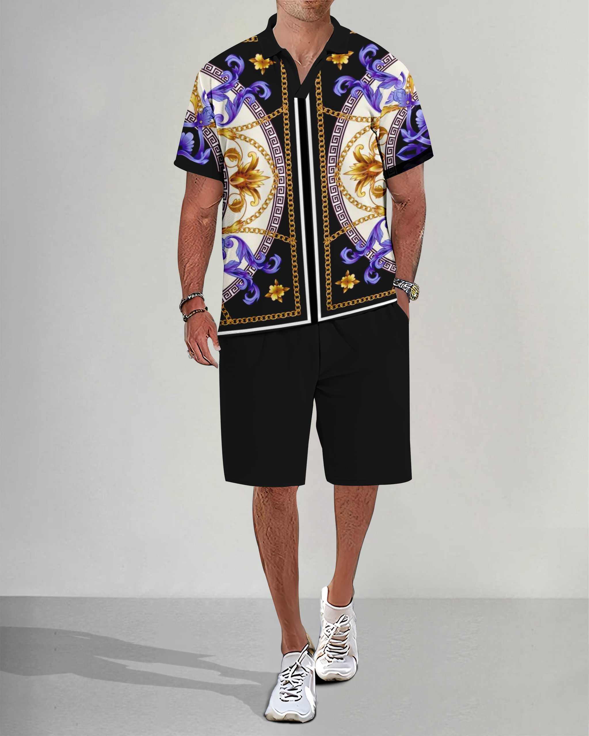 Suitmens casual Summer POLO Set 019 para hombre