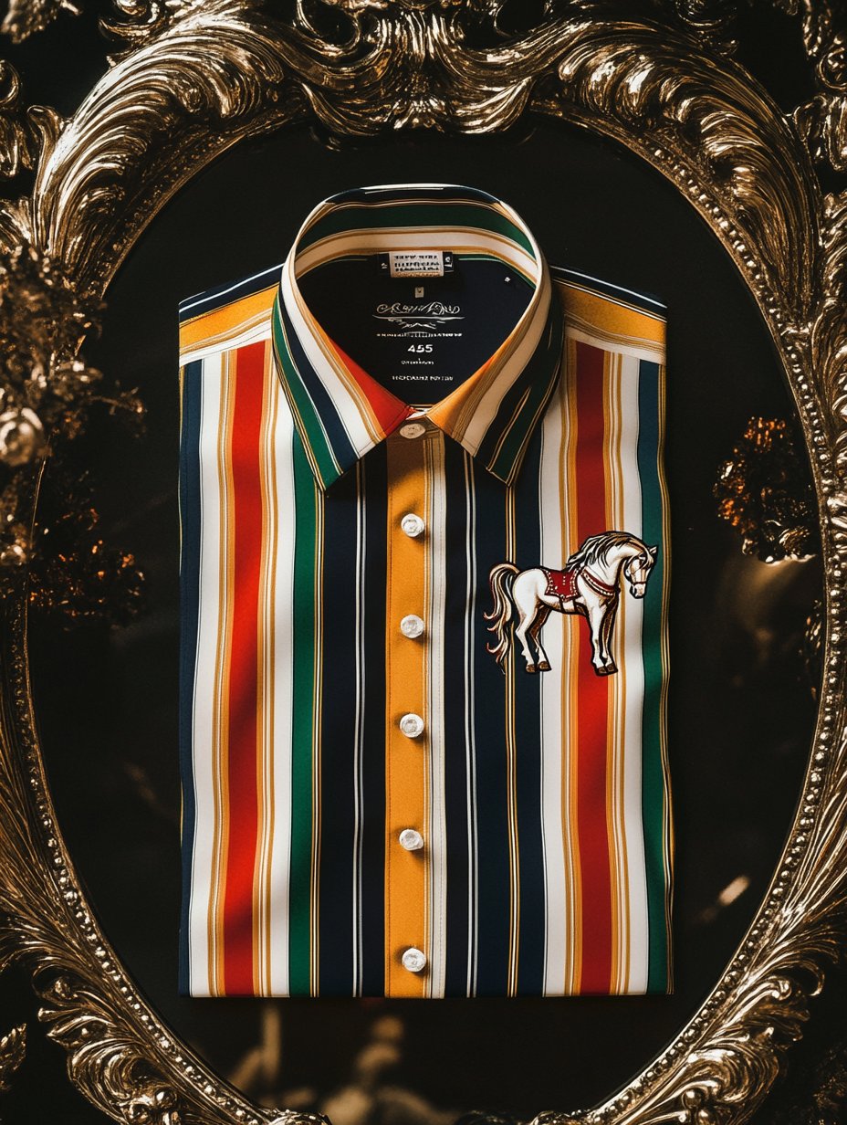 Camisa de lujo ejecutivo de manga larga para hombre