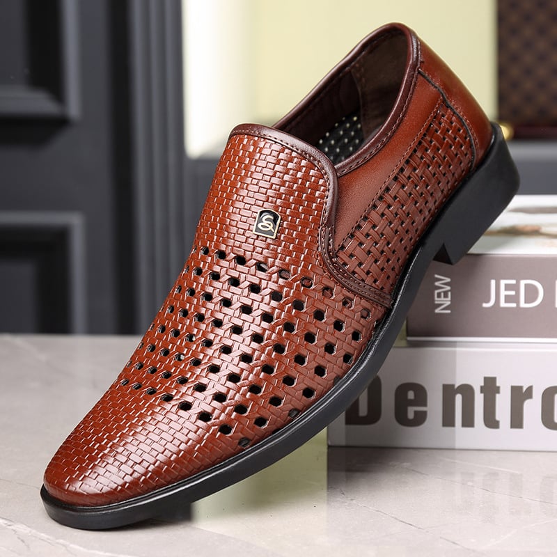para hombre All-Match Breathable casual ejecutivo Formal Leather zapatos