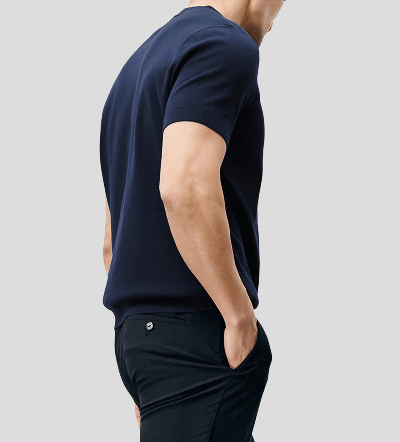 Camiseta Gentletejido de manga corta tejidoted