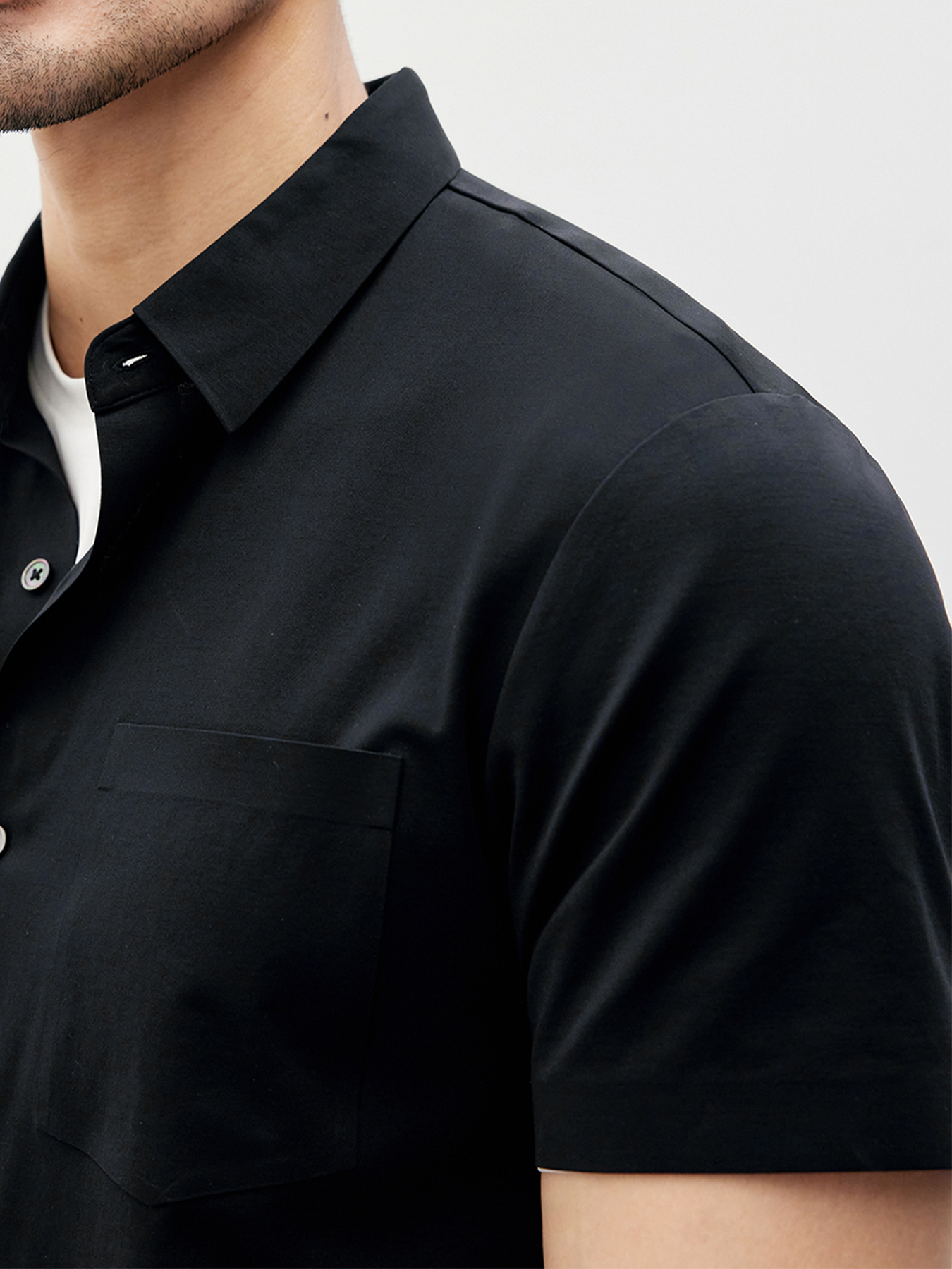 Camisa ChillLux Wrinkle-free de manga corta