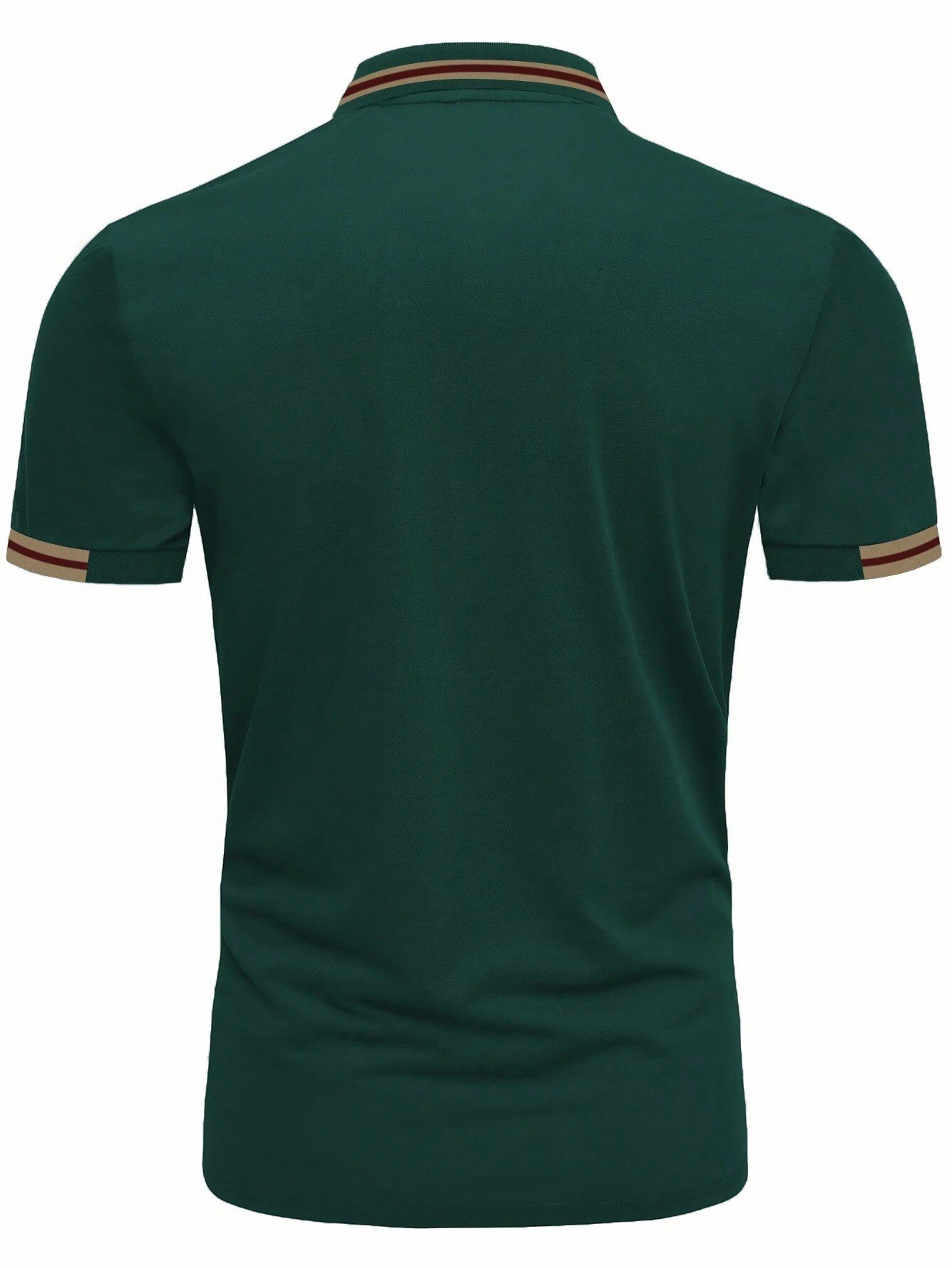 Camisa polo estampado casual para hombre