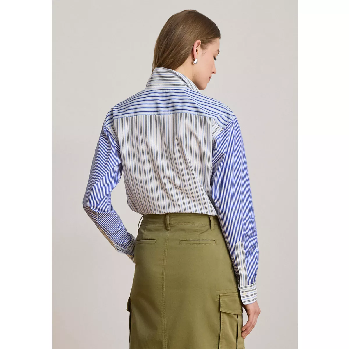 Relaxed Fit Striped Broadcloth Shirt - 3