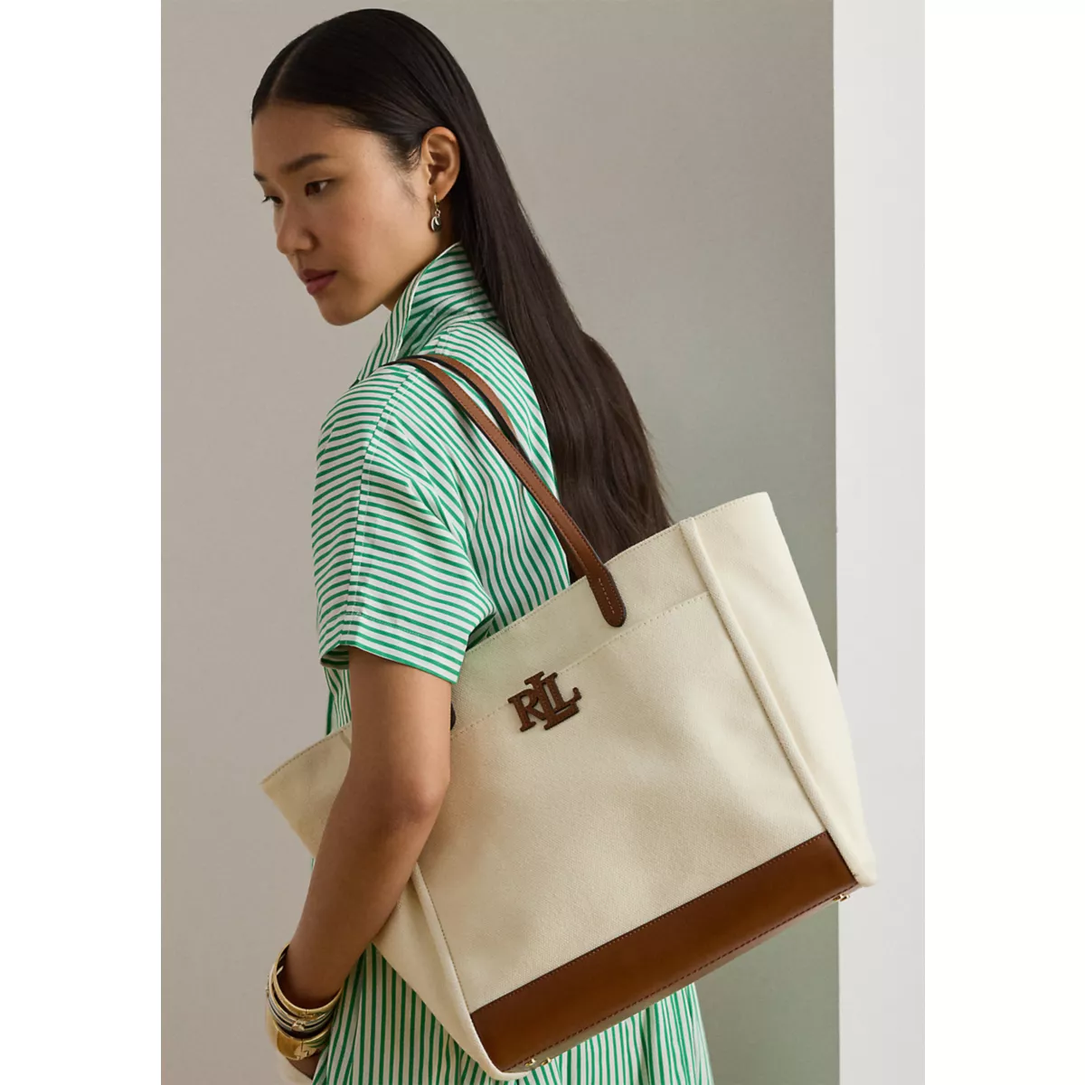 Canvas Large Cameryn Tote Bag - 8