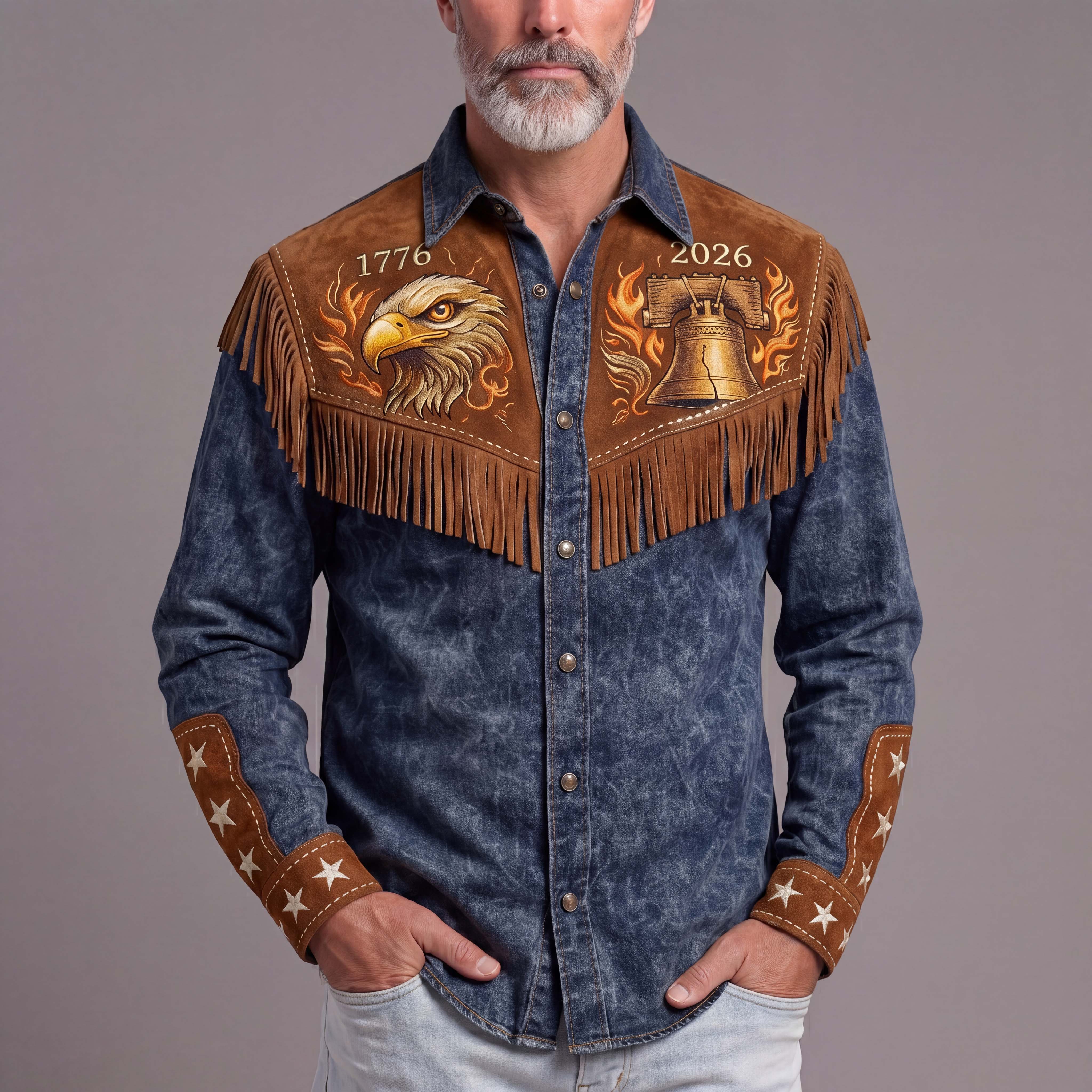 Vintage-Style desgastado Commemorative Princamiseta para hombre