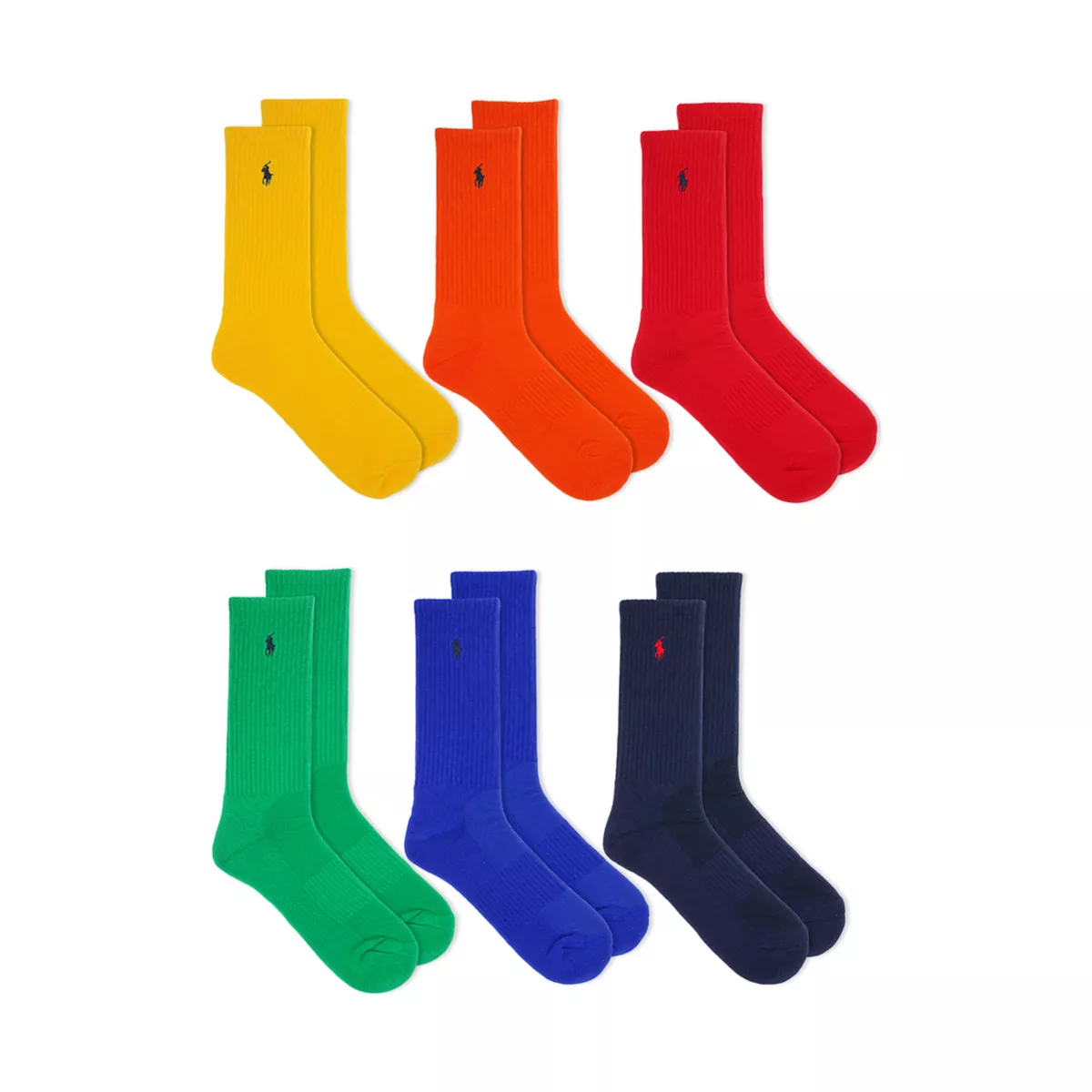Crew Socks - 6 Pack - 1