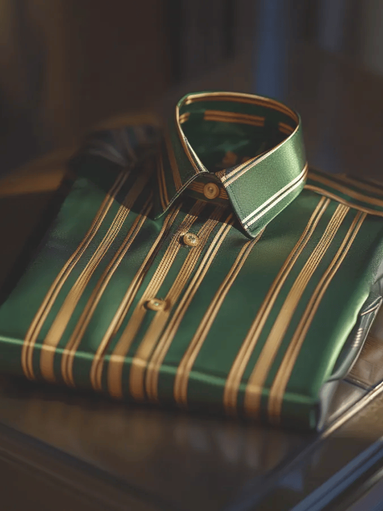 Camisa de lujo ejecutivo de manga larga para hombre