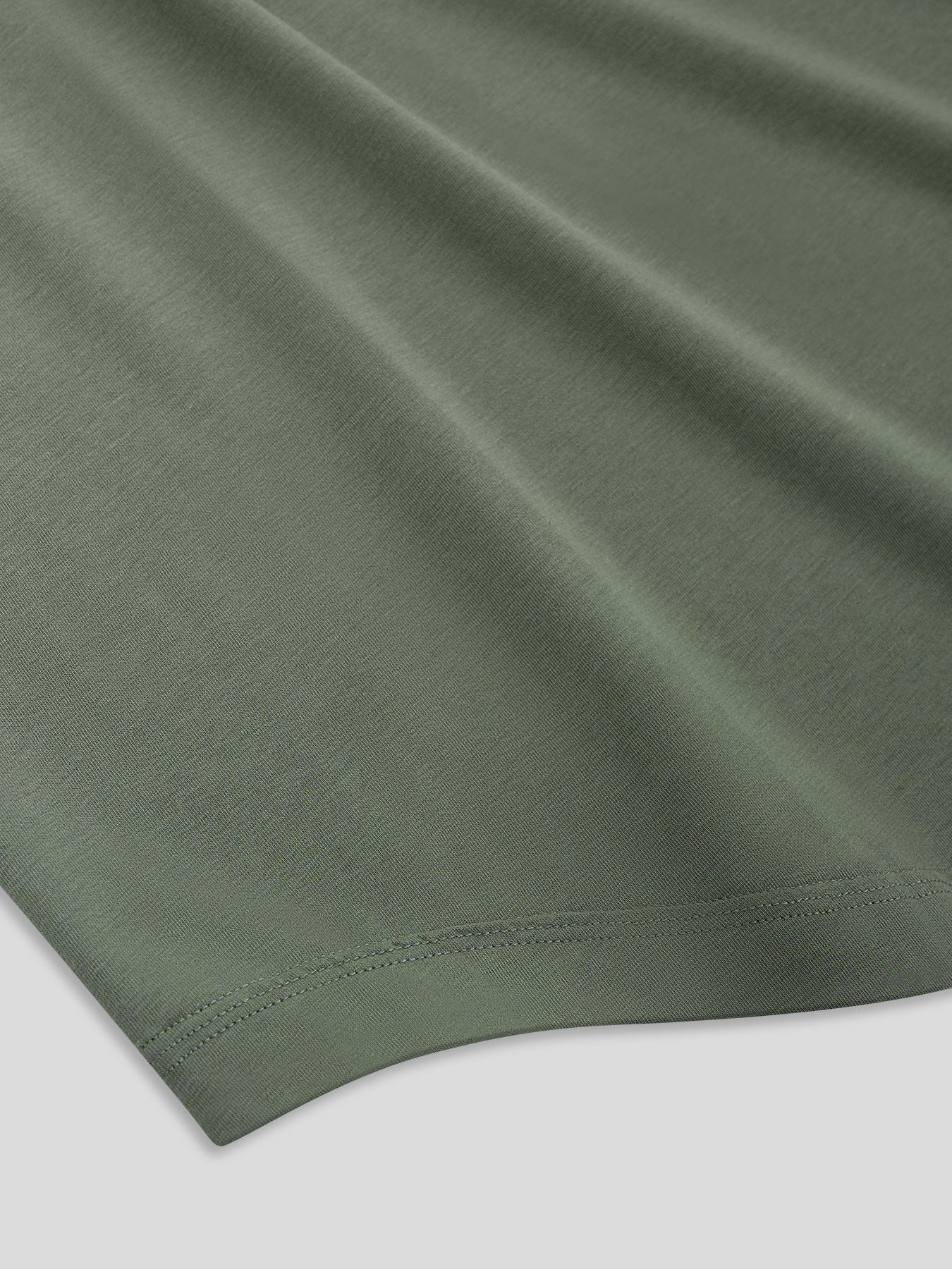 StaySmooth de manga larga Henley Drop-Cut Tee
