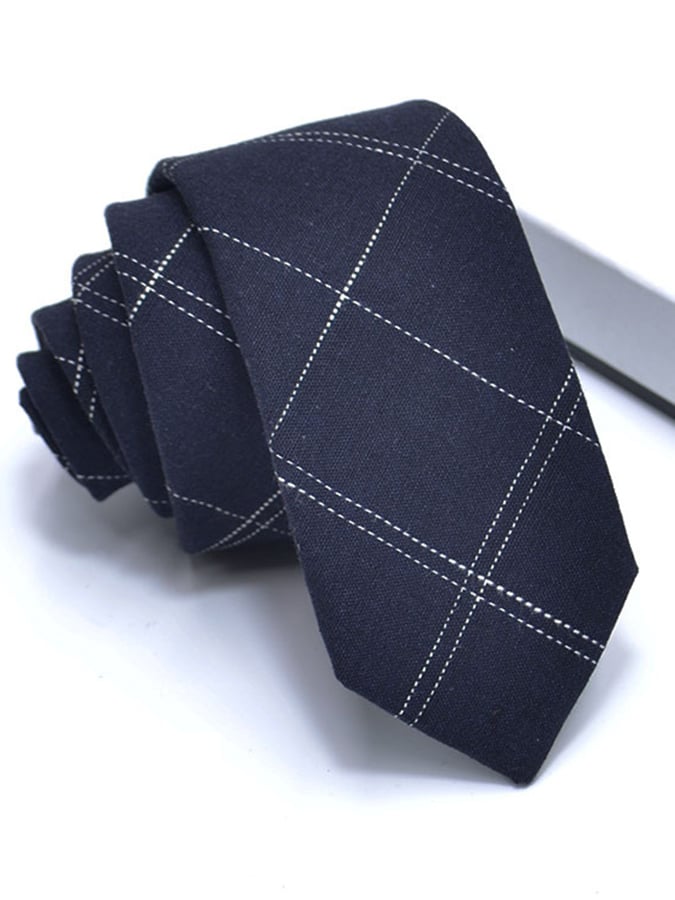 De modaable casual Versatile ejecutivo de algodón And de lino Tie para hombre