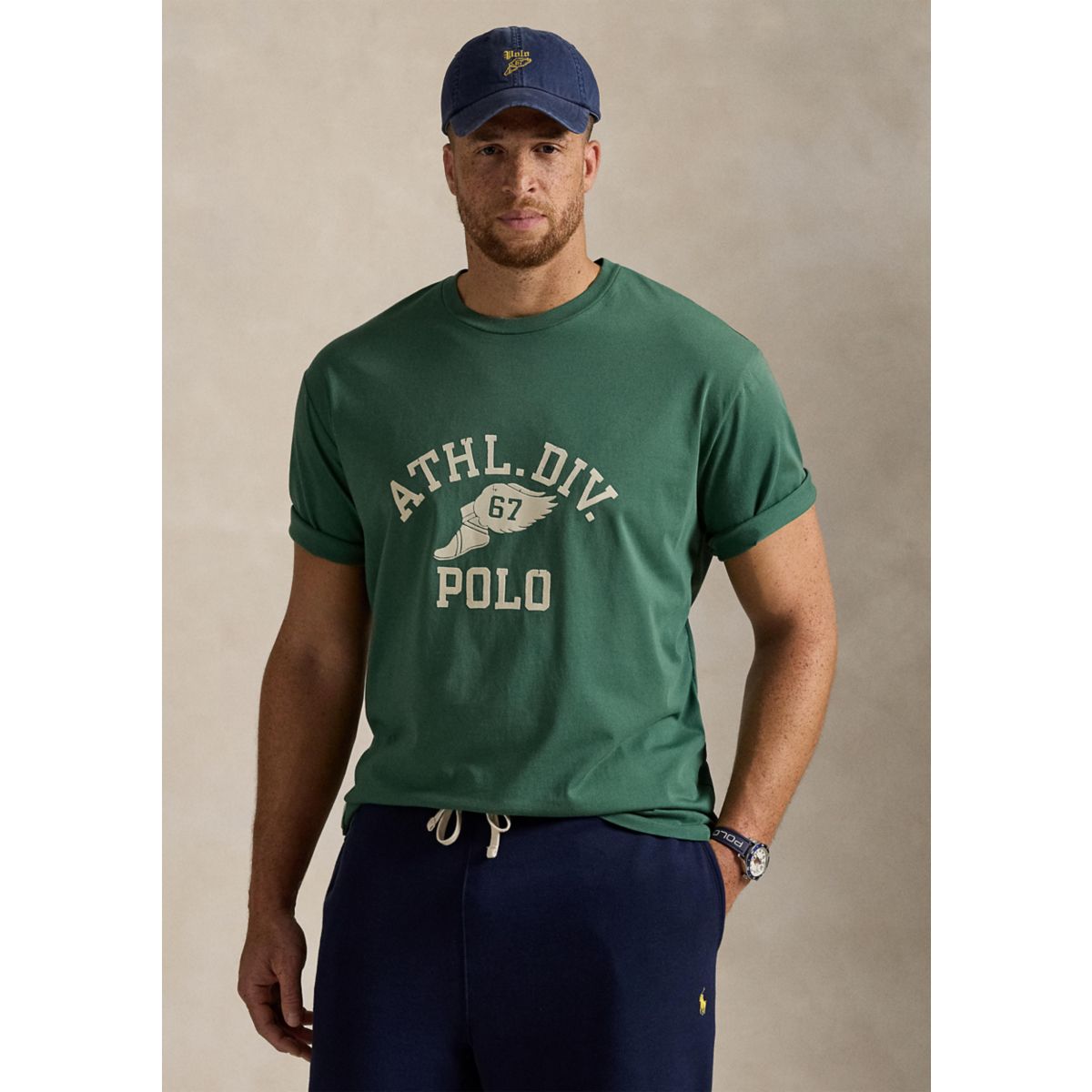 Big & Tall Jersey Graphic T-Shirt - 1