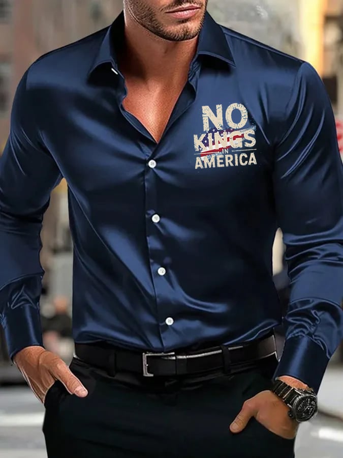 Camisa ejecutivo de lujo de manga larga para hombre