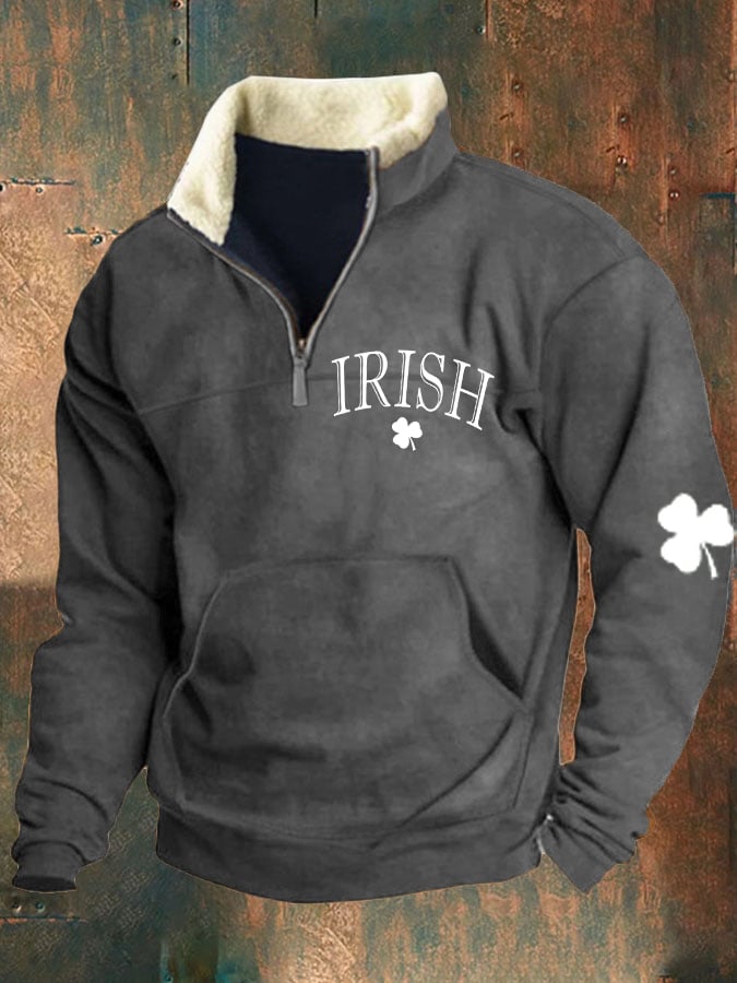 para hombre St. Patrick's Day Shamrock Print Sweacamiseta
