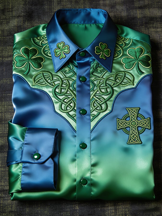 Saint Patrick's Day Shamrock Faith Princamiseta para hombre