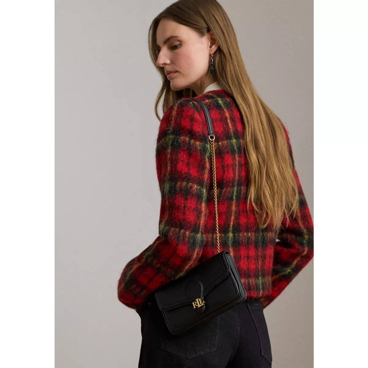 Pebbled Leather Bradley Crossbody Wallet - 9