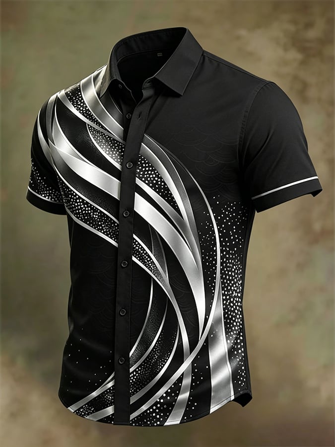 Camisa de manga corta ejecutivo para hombre