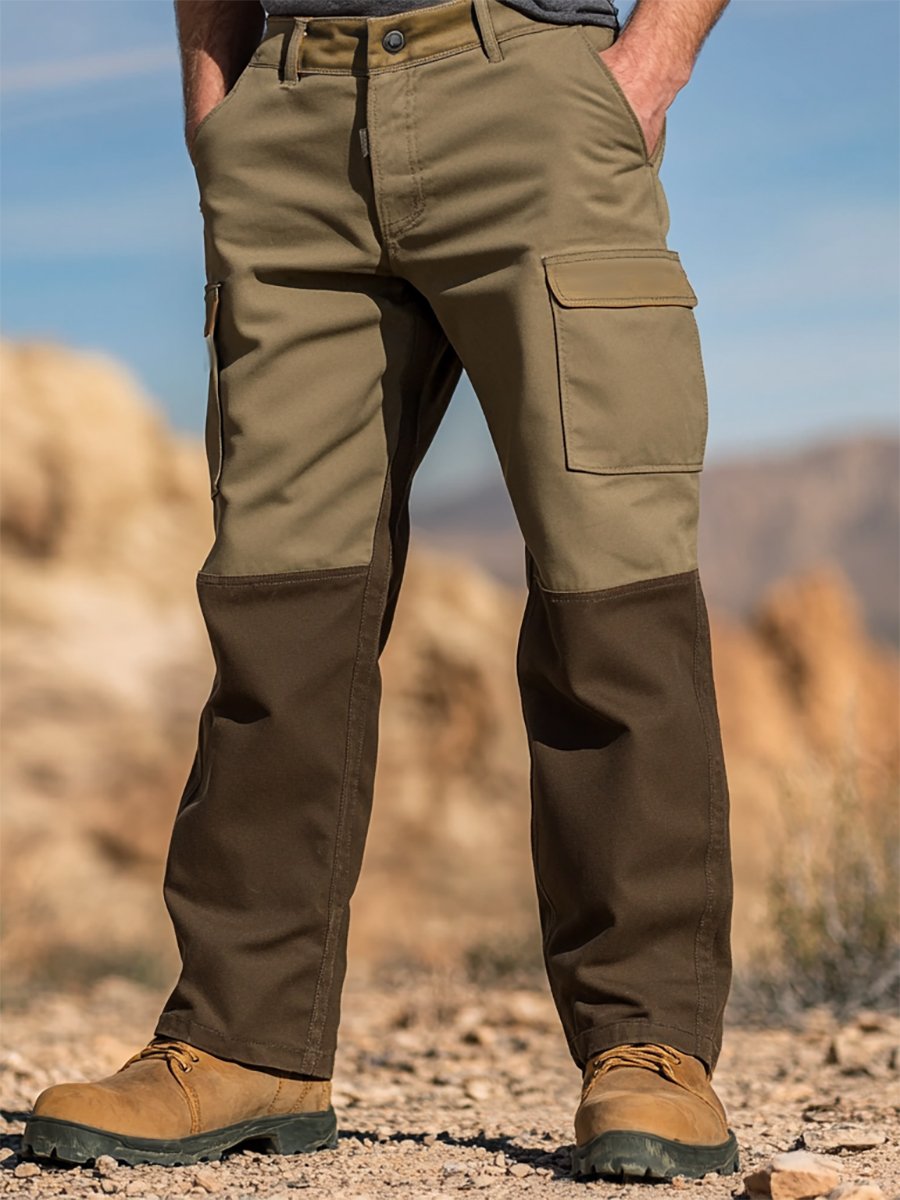 Vintage Multi-bolsillo Overalls para hombre