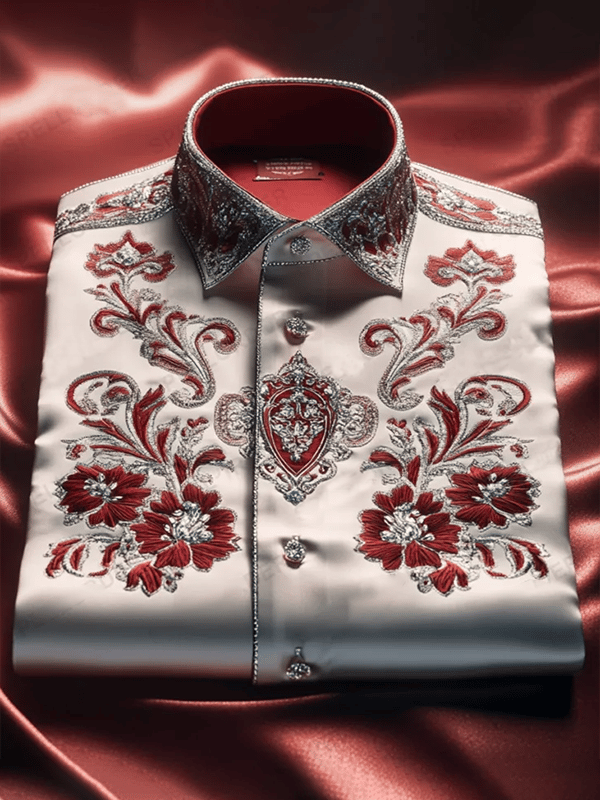 Camisa de lujo Gorgeous de manga larga para hombre