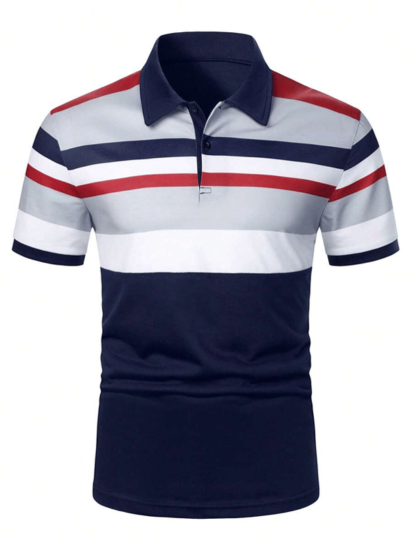 Camisa casual ejecutivo de moda polos para hombre