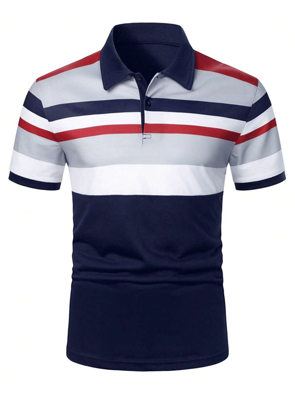 Camisa casual ejecutivo de moda polos para hombre