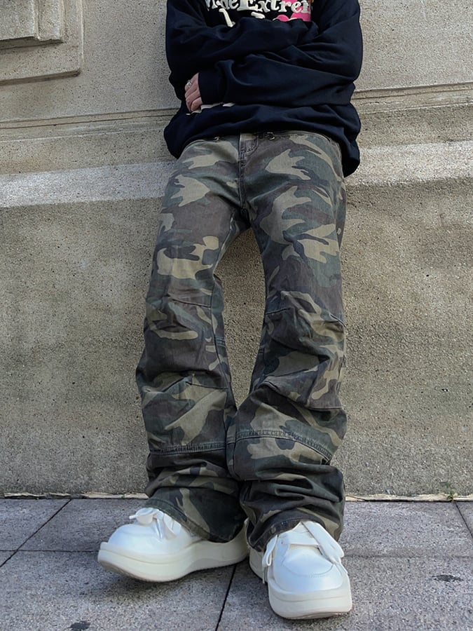 De moda casual camuflaje Overalls para hombre