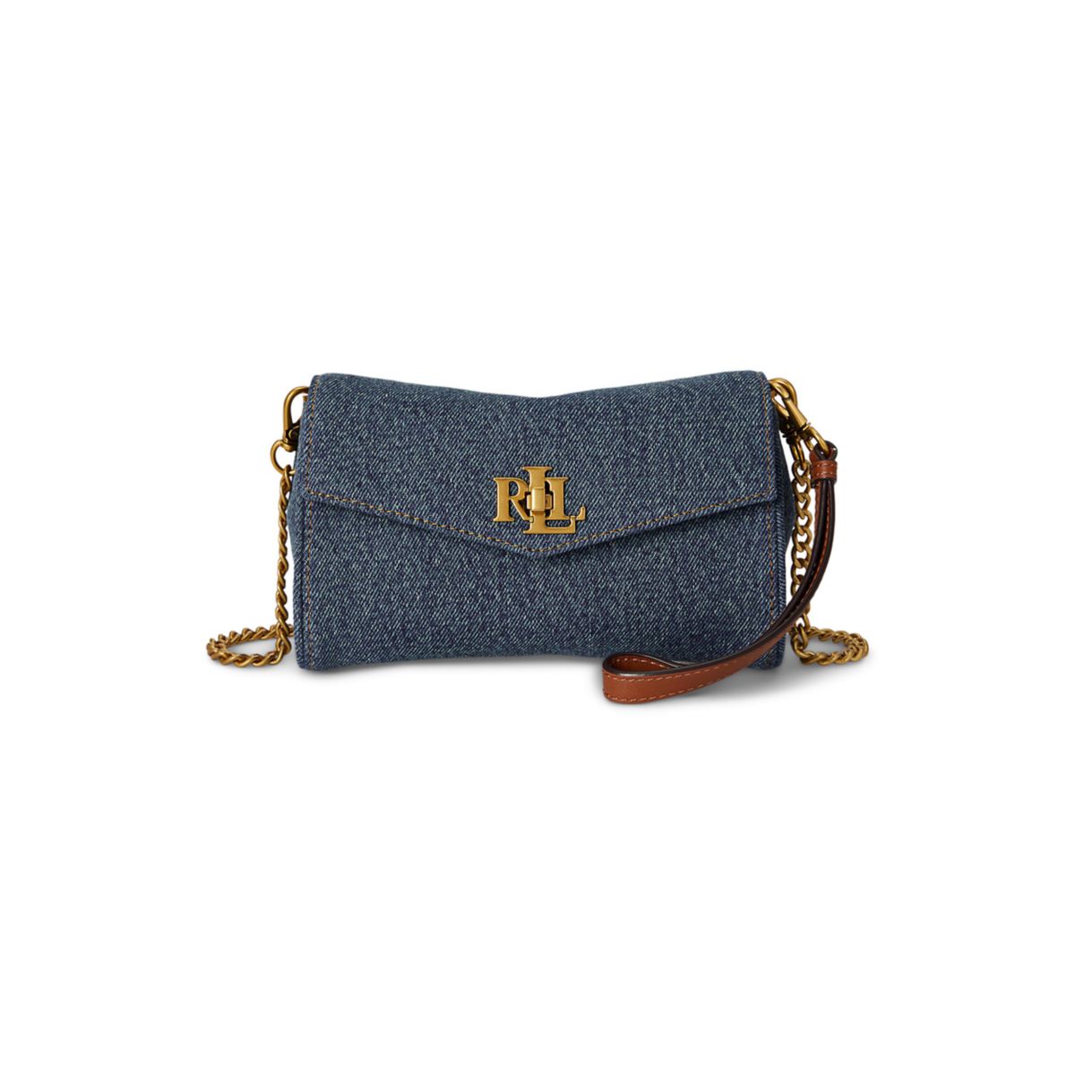 Washed Denim Tanner Crossbody Wallet - 3