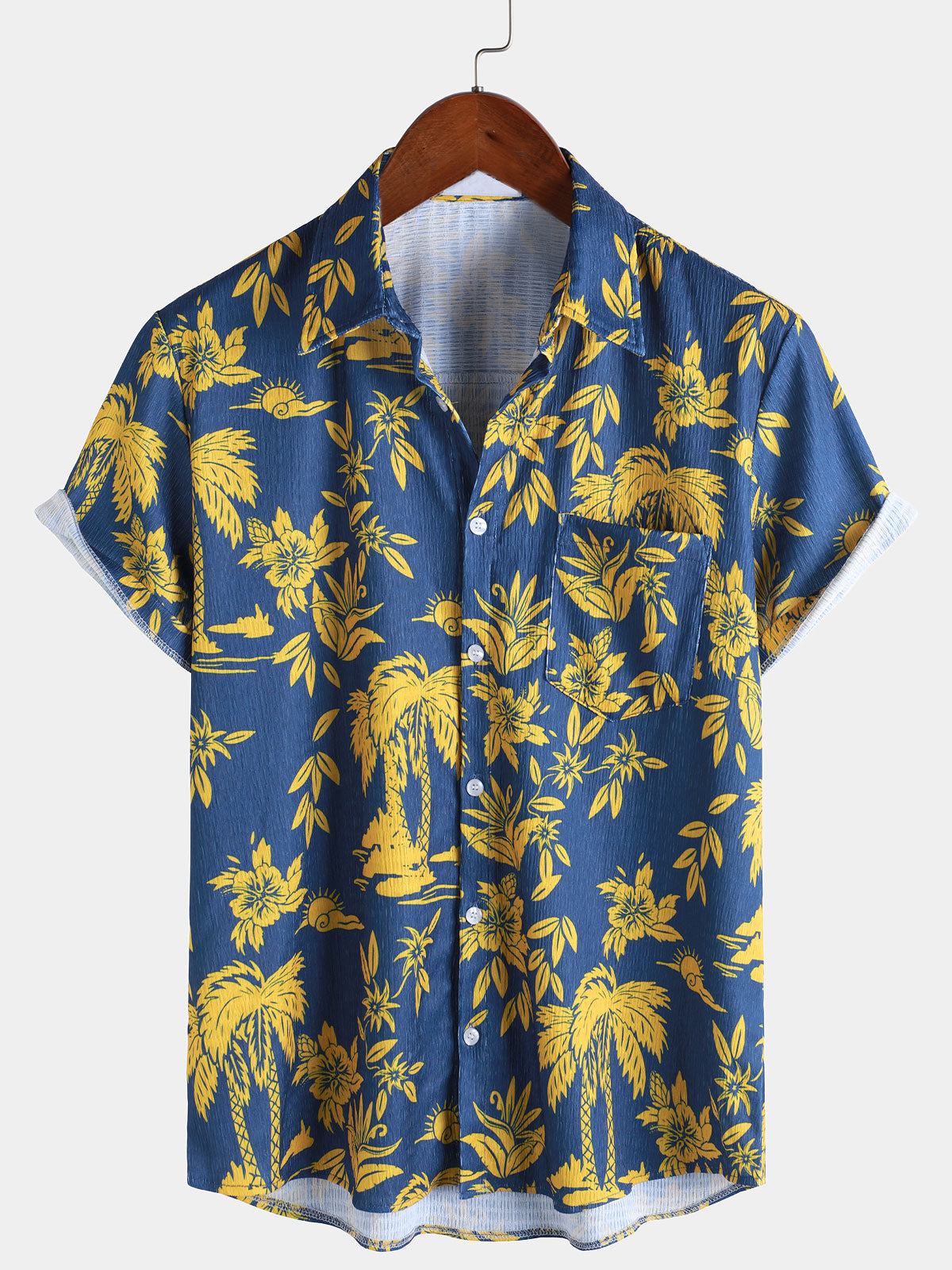 Camisa Tropical Palm Tree Hawaiian Beach Vacation para hombre